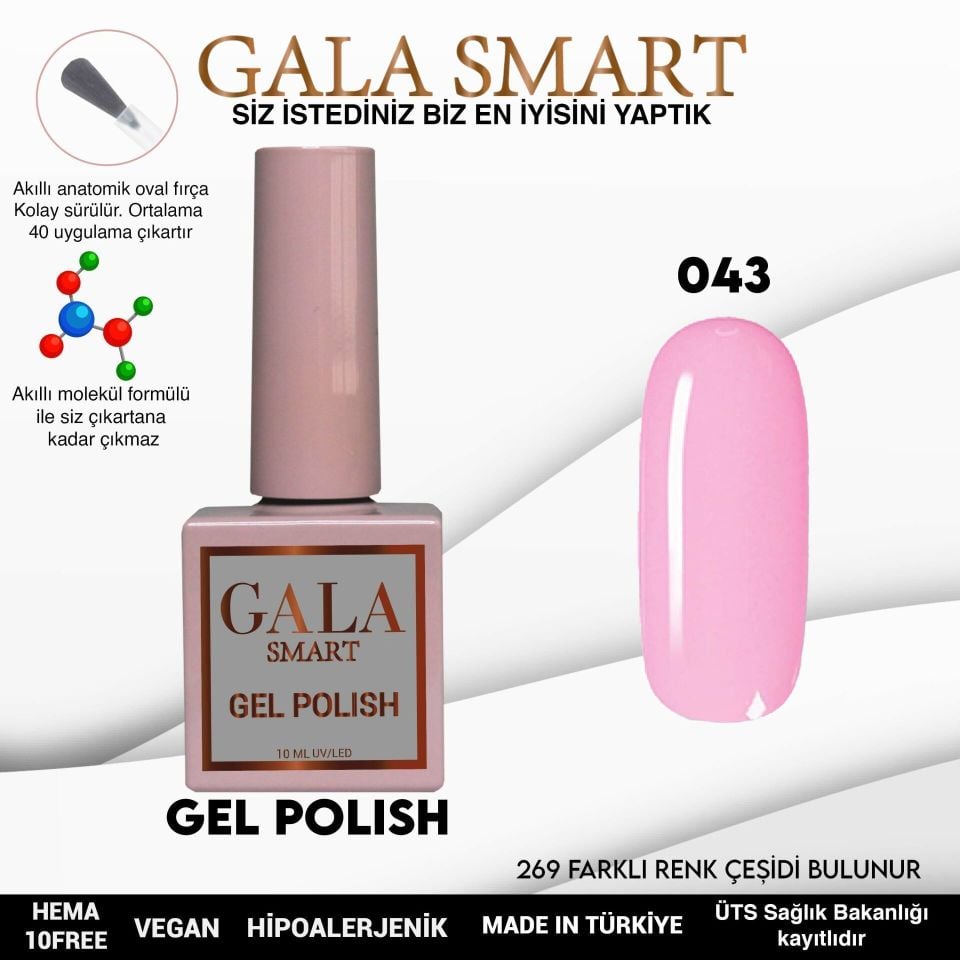 GALA SMART CLASSİC KALICI OJE 10 mle NO:043