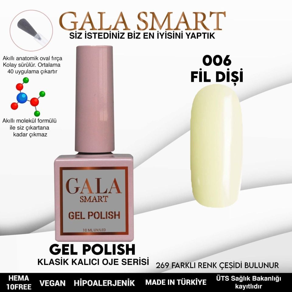 GALA SMART CLASSİC KALICI OJE 10 mle NO:006