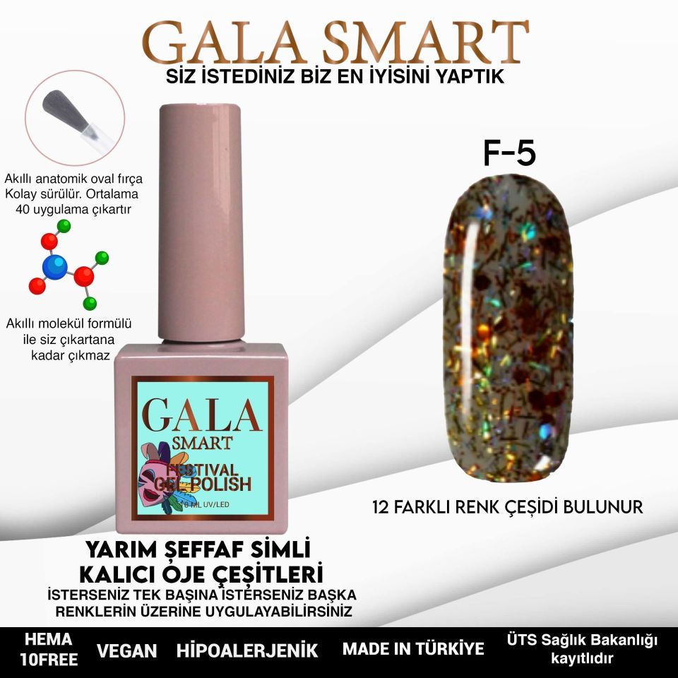 GALA SMART FESTİVAL KALICI OJE 10 ml F5