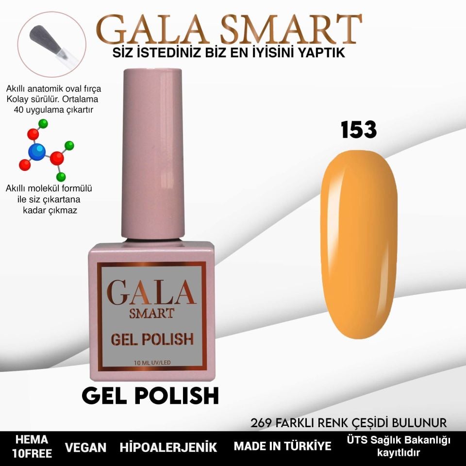 GALA SMART CLASSİC KALICI OJE 10 mle NO:153