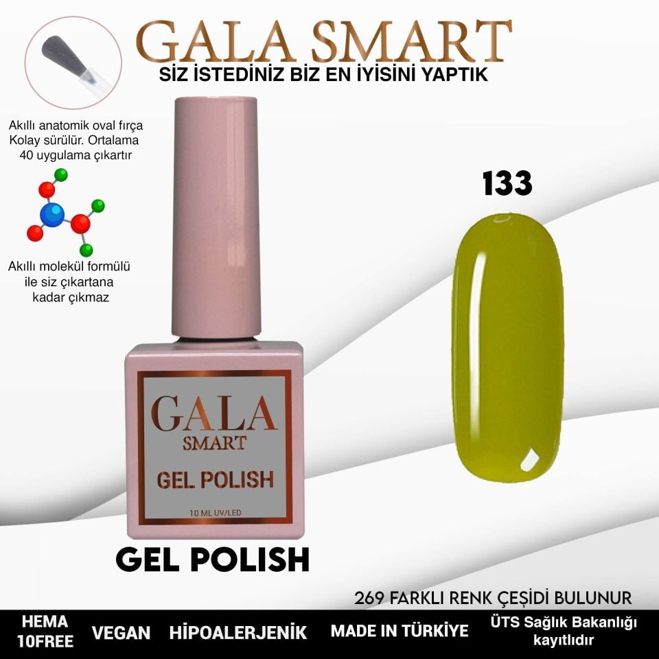 GALA SMART CLASSİC KALICI OJE 10 mle NO:133