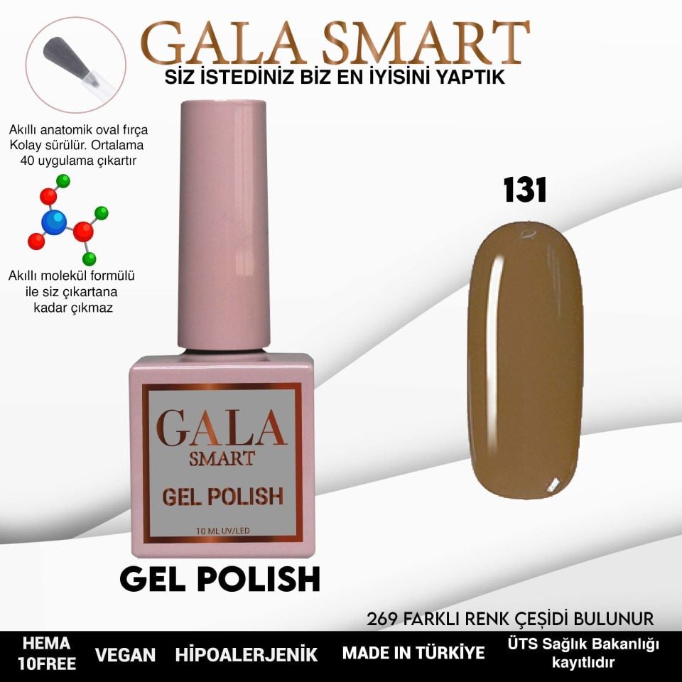 GALA SMART CLASSİC KALICI OJE 10 mle NO:131