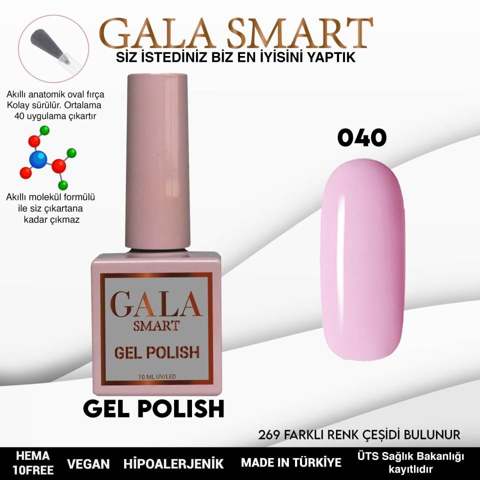 GALA SMART CLASSİC KALICI OJE 10 mle NO:040