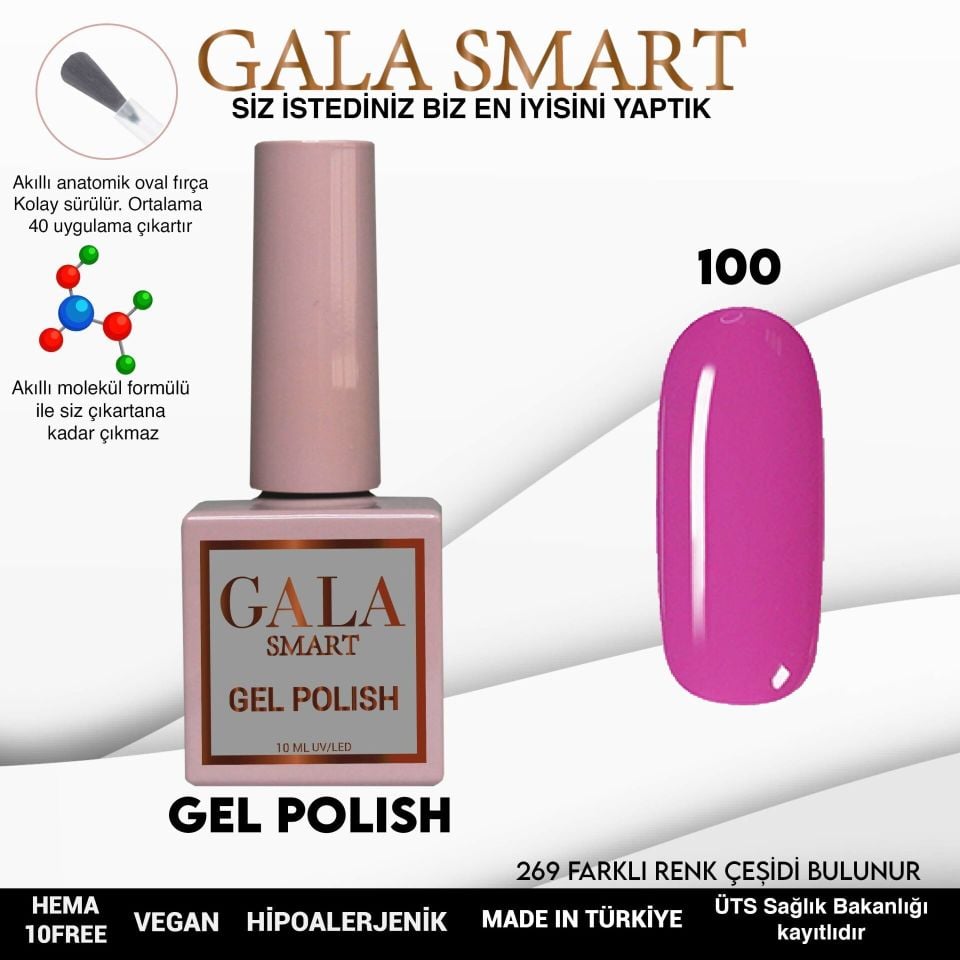 GALA SMART CLASSİC KALICI OJE 10 mle NO:100