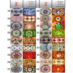 3'lü Mozaik Mumluk