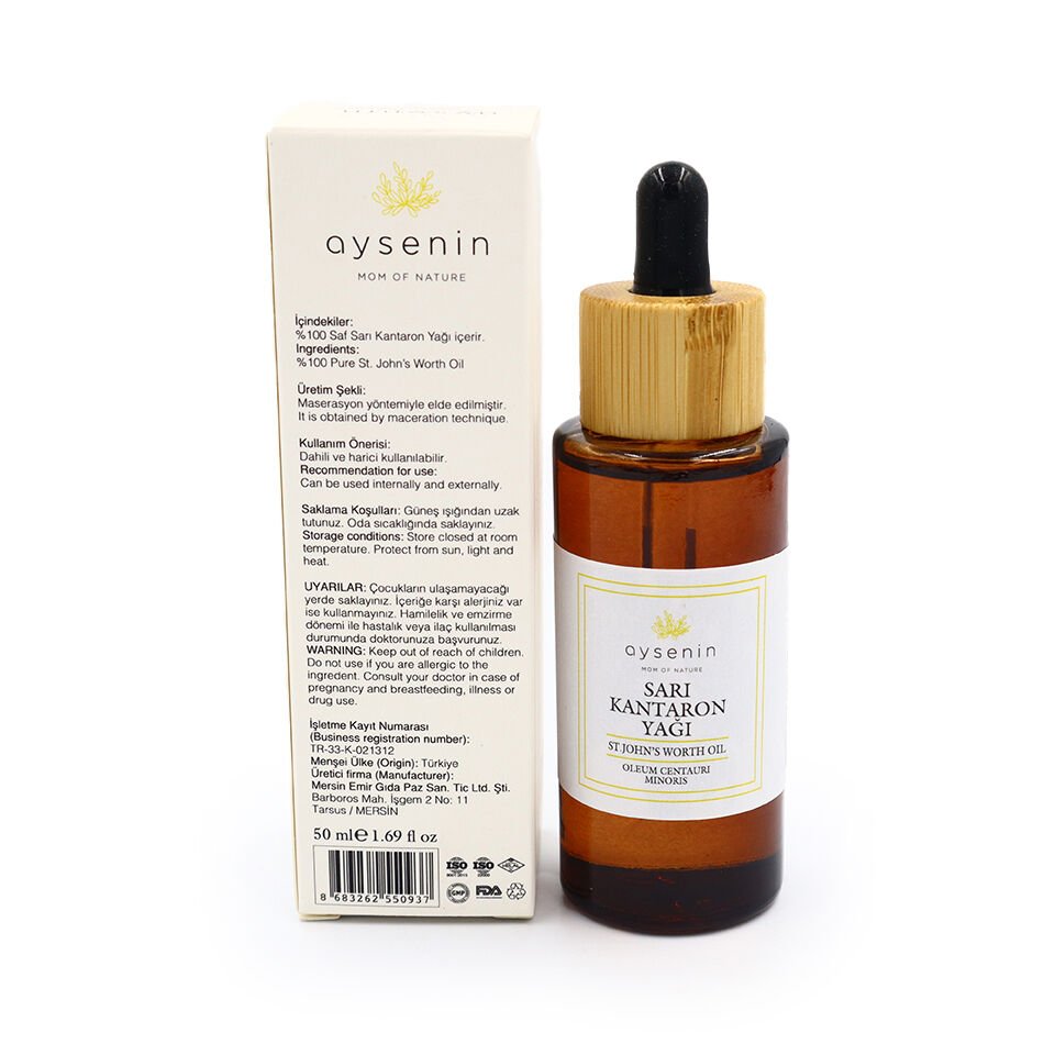 Sarı Kantaron Yağı / St.John's Wort Oil (50ml. Cam Şişe)