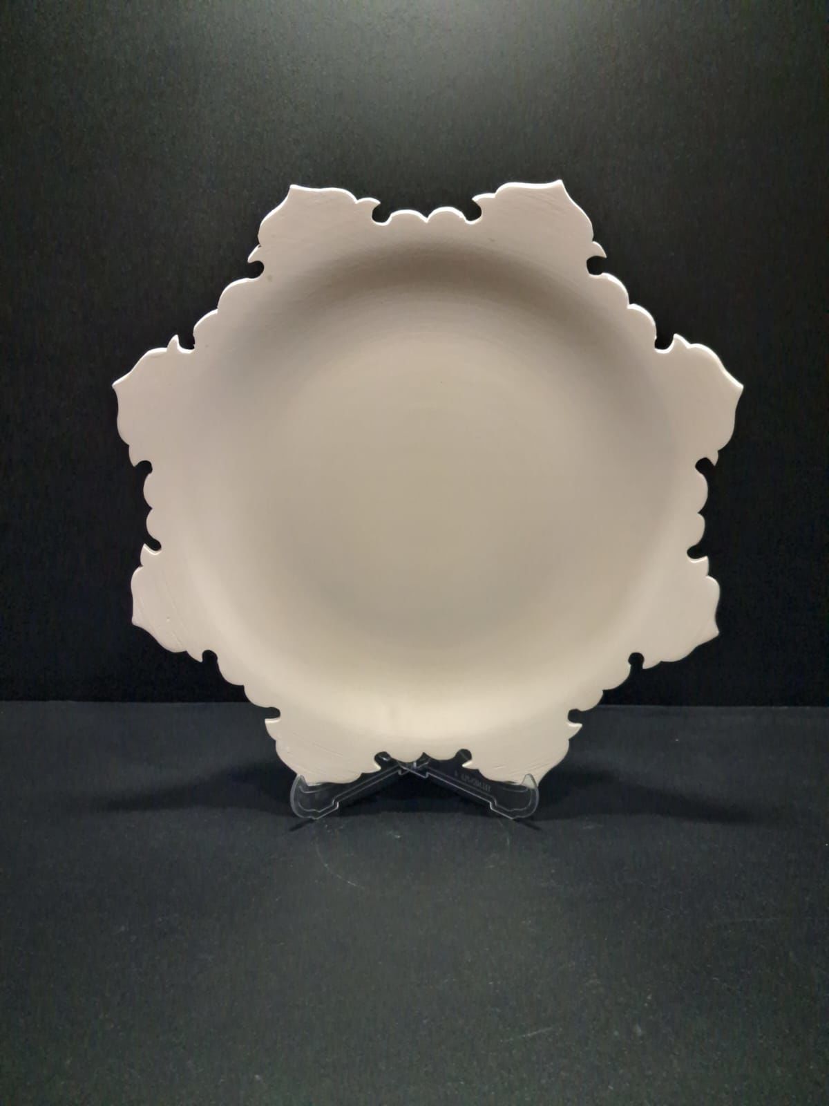 42 cm Kar Tanesi Tabak