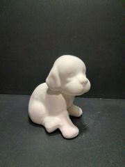 15 cm Oturan Köpek