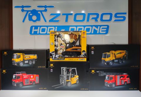 HUINA 1/10 RC Forklift Uzaktan Kumandalı Metal İş Makinası 1577