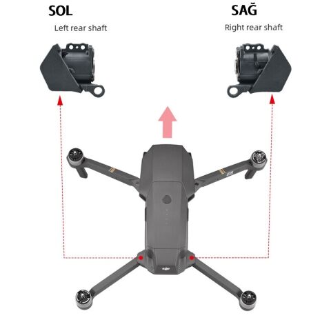 Dji Mavic Pro Platinum Arka Kol Menteşe(konnektör)