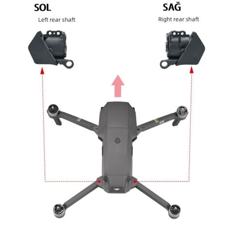 Dji Mavic Pro Platinum Arka Kol Menteşe(konnektör)