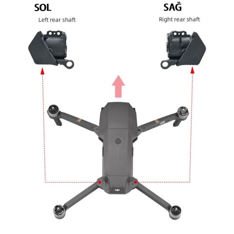 DJI Mavic Pro 1 Için Sol Arka Kol Shaft