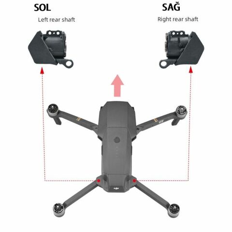 DJI Mavic Pro 1 Için Sağ Arka Kol Shaft