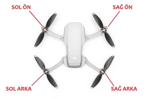 Dji Mini 2 Kasa-Kollar (Shell-arm)