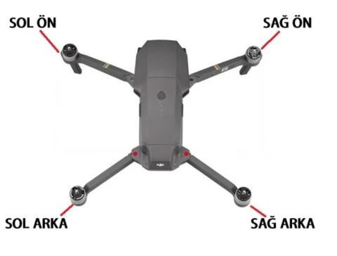 Dji Mavic Pro Alpin White Ön Ayak