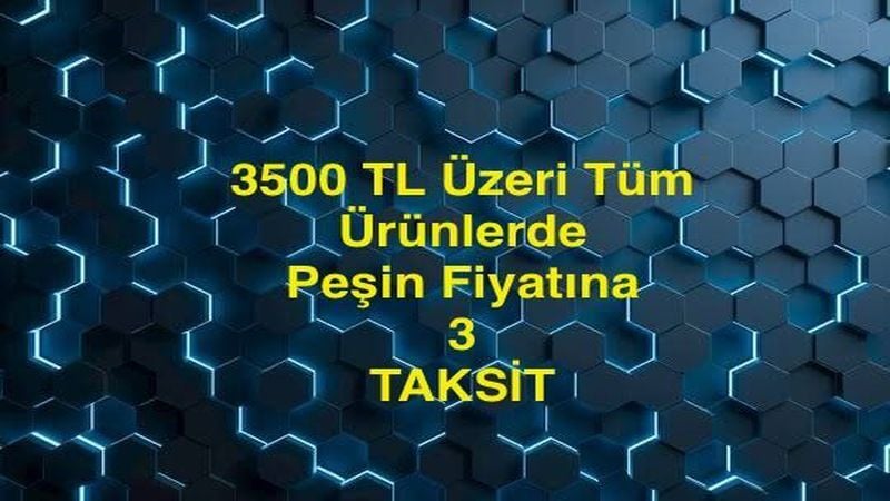 Peşin fiyatına 3 Taksit