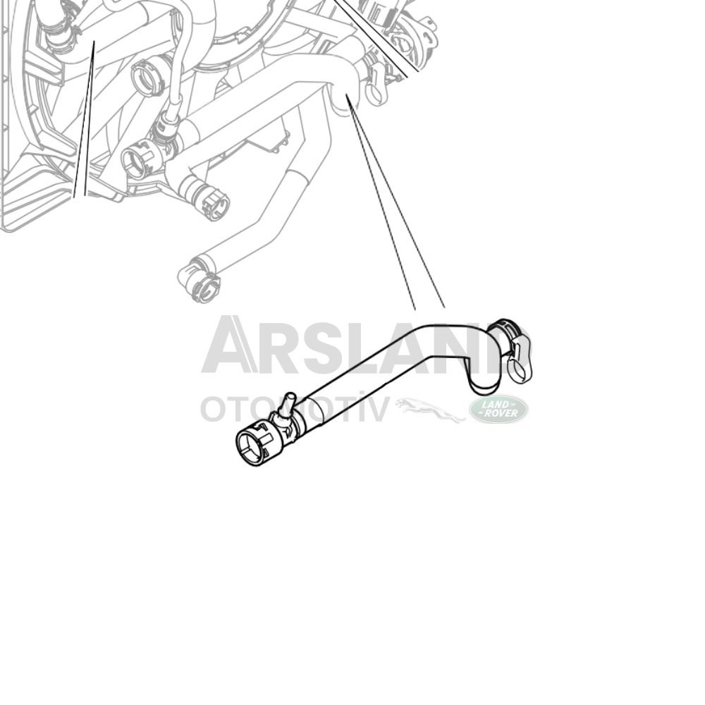 Devirdaim Hortumu 2.0 | Evoque - Discovery Sport LR072082