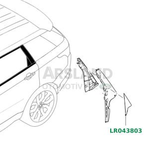 Sağ Arka Kapı Köşe Kaplaması | Range Sport L494 LR043803