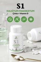 S1™ Kalsiyum, Magnezyum, Çinko, Vitamin D Takviye Edici Gıda 60 Tablet