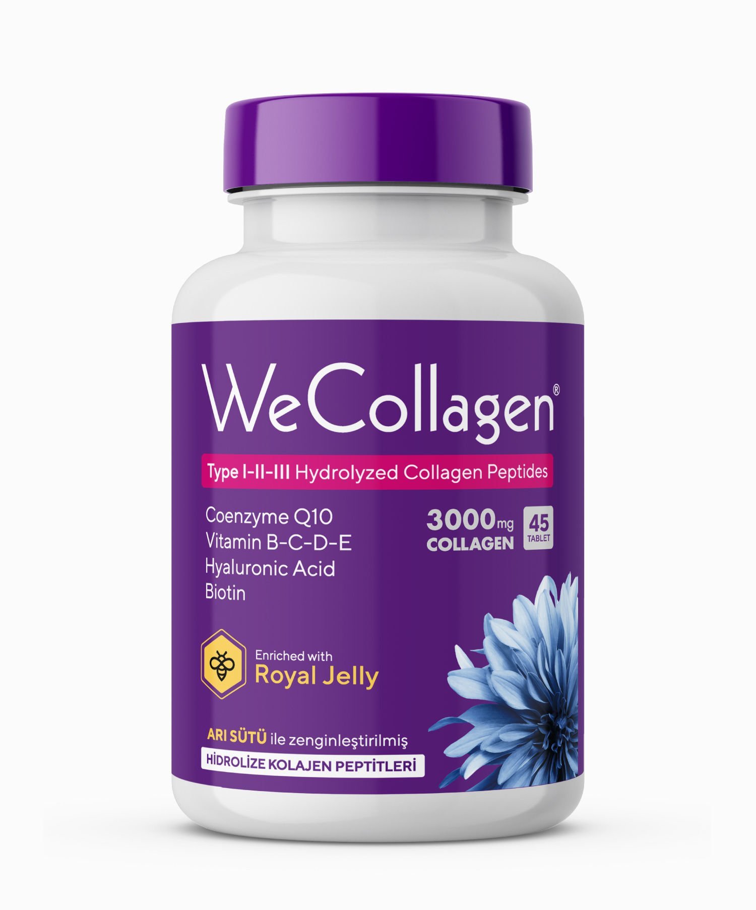 WeCollagen® Kolajen Takviye Edici Gıda 45 Tablet