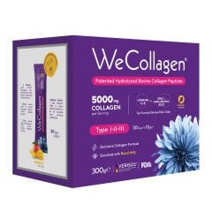 WeCollagen® Tip 1-2-3 Toz Kolajen Saşe 30x10gr
