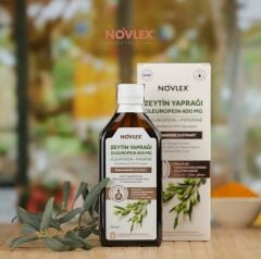 Novlex® Zeytin Yaprağı - Oleuropein (Olive Leaf) ve Piperin Ekstraktı (Ekstresi) İçeren Takviye Edici Gıda 250 ml