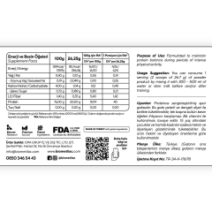 BIOMET Plant Based Protein - Bezelye & Pirinç Proteini + BCAA