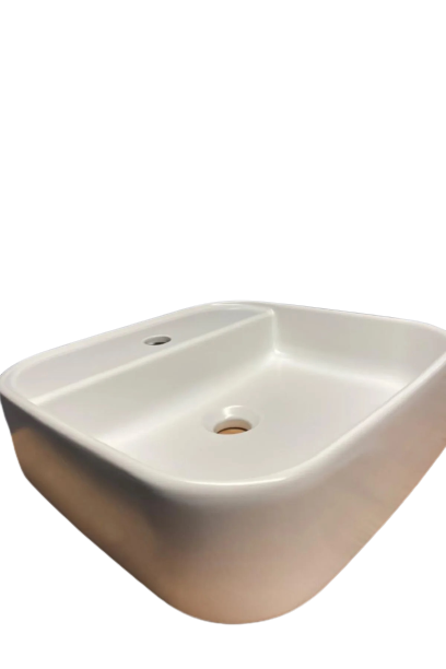 NO28MUL012100 - GÜRAL VİT 42x42 Nova Mat Beyaz Mobilya Üstü Lavabo