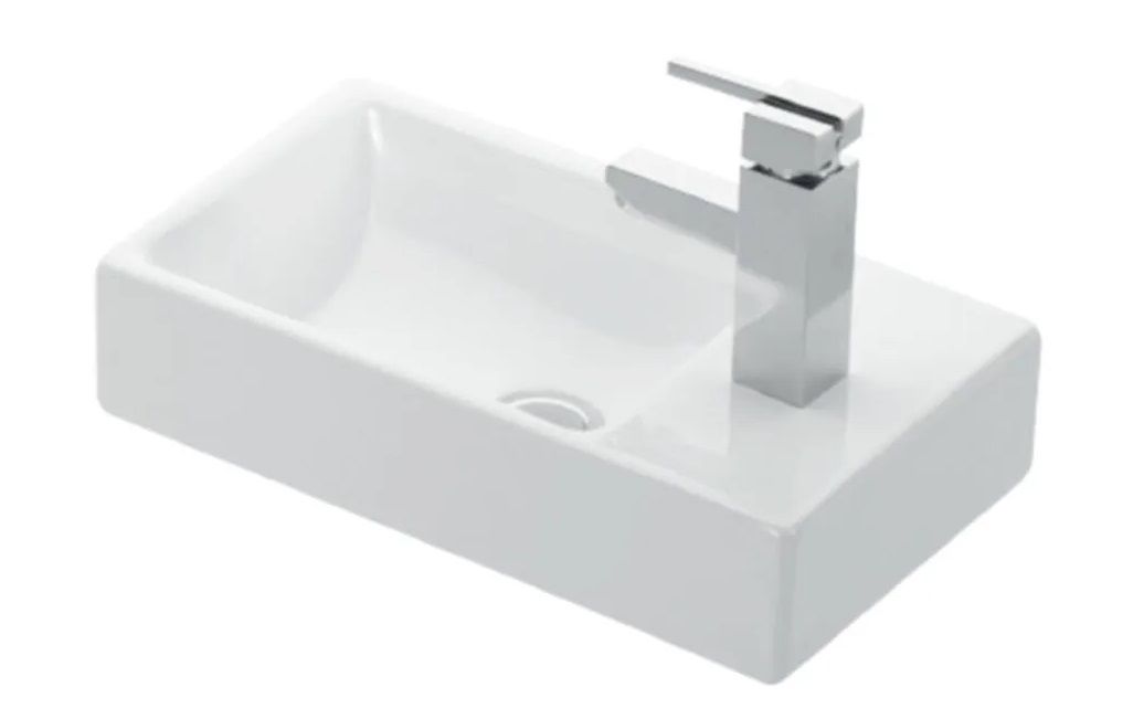 TYC00308085898 - LAPİNO Esvit Minos Sağ Delikli Dolap Uyumlu Lavabo 22*40 Cm Beyaz