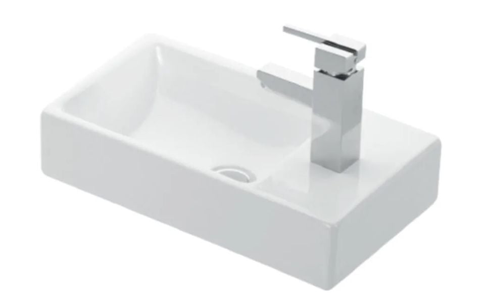 TYC00308085898 - LAPİNO Esvit Minos Sağ Delikli Dolap Uyumlu Lavabo 22*40 Cm Beyaz
