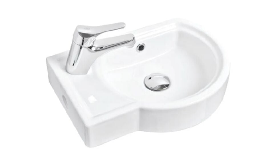 TP03PLV01 - GÜRAL VİT Puzzle Lavabo Sol Delikli 30*43 CM