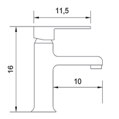 BS200 - PİERRE CARDİN Boston Lavabo Armatürü