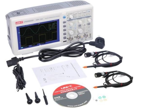 Unit UTD2072CEX Çift Kanal 70 MHz Dijital Osiloskop