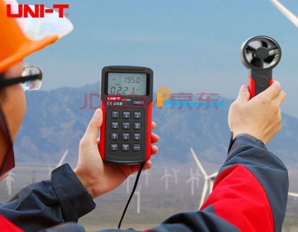 Unit UT361 Anemometre (Rüzgar Hızı ve Sıcaklık Ölçer)