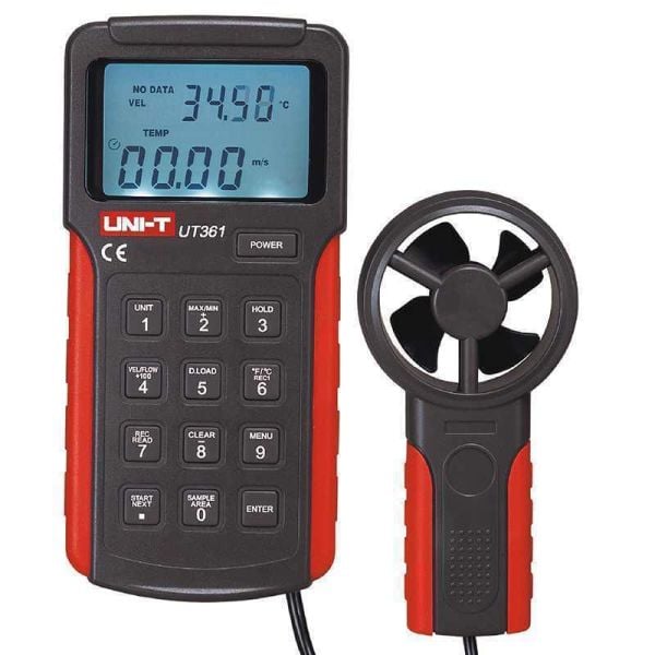 Unit UT361 Anemometre (Rüzgar Hızı ve Sıcaklık Ölçer)