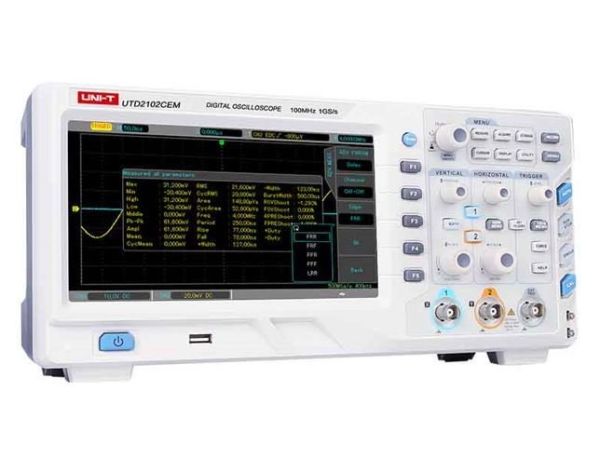 Unit UTD2102CEM 2 Kanal 100Mhz Dijital Osiloskop