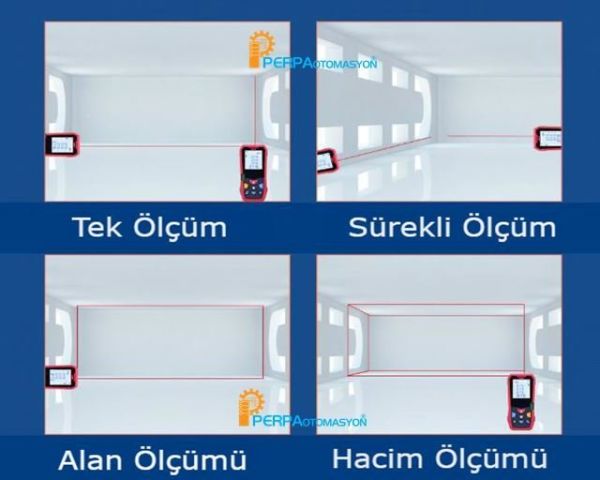 Unit LM150 150m Lazer Mesafe Ölçer Lazermetre