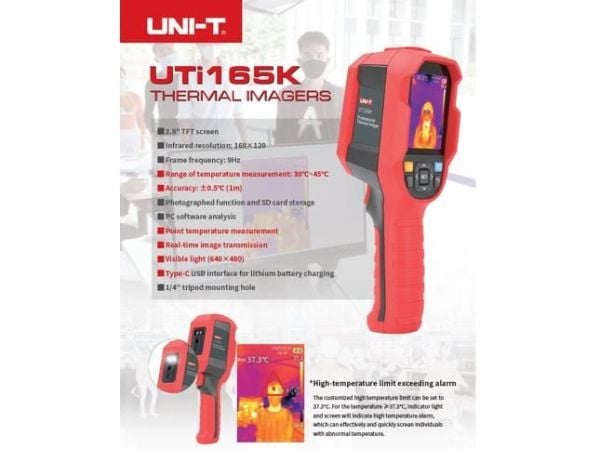 Unit UTi165K Temassız Ateş Ölçer Termal Kamera