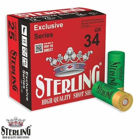 STERLING 12 Cal. 34 G. No: 9 Av Fişeği