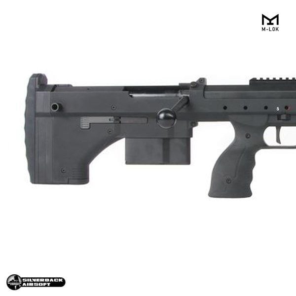 SILVERBACK SRS A2/M2 (22 INCH NAMLU) DESERT TECH LISANSLI AIRSOFT SNIPER TÜFEK - SİYAH