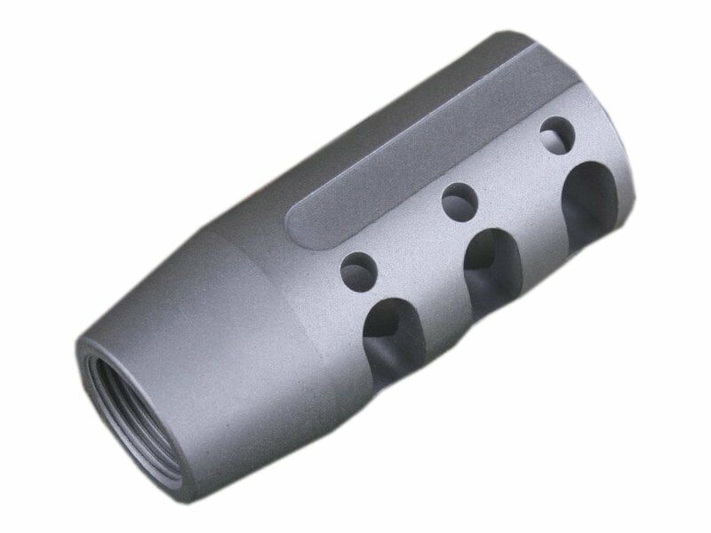 ISG Metal Steel Flash Hider Ver.10 Airsoft Alev Gizleyen Replika - Silver ISG0013A