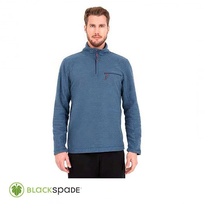 BLACKSPADE Yün Sweatshirt Mavi XL