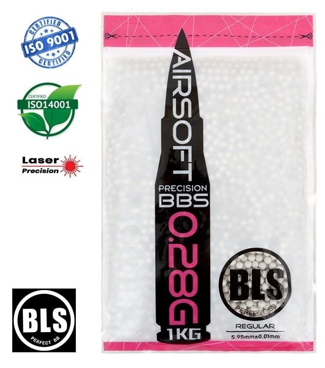 BLS PRECISION AIRSOFT BB 0.28G - 1KG - 3575Adet