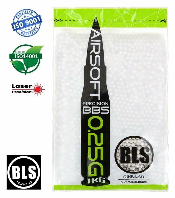 BLS PRECISION AIRSOFT BB 0.25G (0,25g) - 1KG - 4000Adet