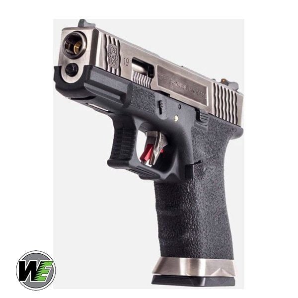 WE G19 T7 GBB AIRSOFT GLOCK TABANCA SV SLIDE / SV BARREL /  BK FRAME