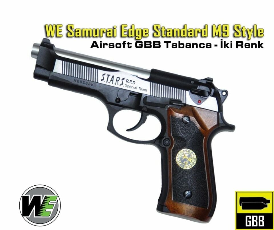 Samurai Edge M9 Airsoft GBB Tabanca- İki Renkli