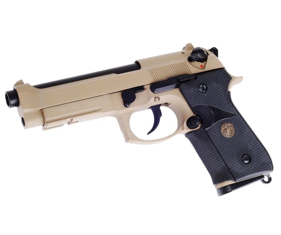 WE M9A1 Navy Version Airsoft GBB Tabanca - Çöl Rengi