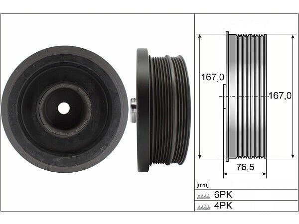 Bmw Krank Kasnağı M47N E90-E91-E60-E61-E83 11237787304-11237790921-11237793882