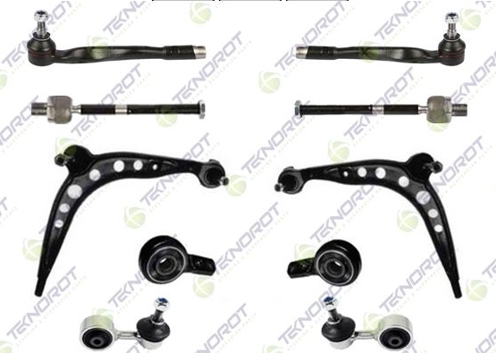 Bmw Salıncak Takım Ön (Set) Salıncak-Rotkolu Komple-Viraj Askı Rotu-Demirli Burç E36 Bm 1991-1999 31126758513-31126758514