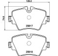 Bmw Fren Balatası Ön F40-F45-F46-F48-F49-F39-F54-F60 34106884492